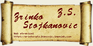 Zrinko Stojkanović vizit kartica